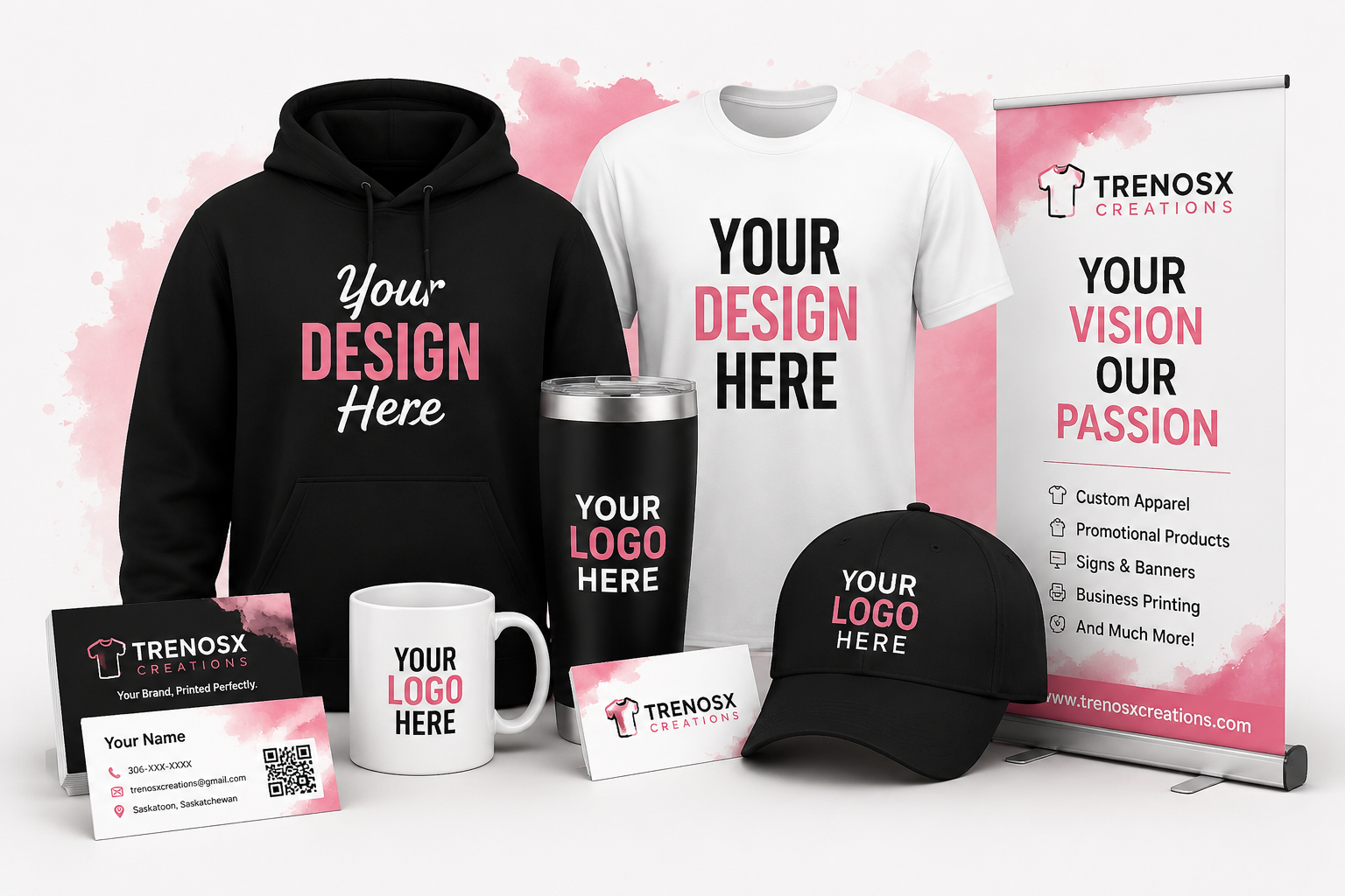 Trenosx Creations — Custom T-shirts, Hoodies, Mugs, Tumblers and more in Saskatoon